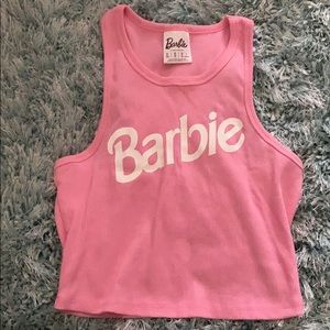 Forever 21 Barbie tank top size small pink